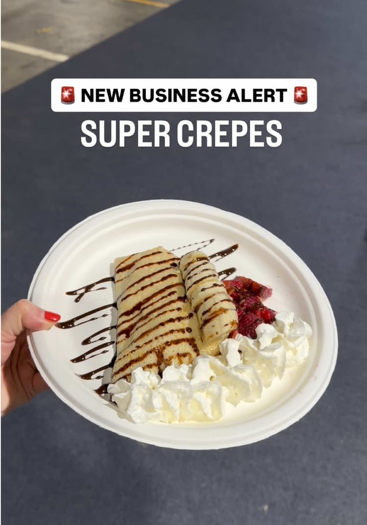 A Wooden Cart Full of Made-to-Order Crepes Is Now Available for Treasure Valley Events